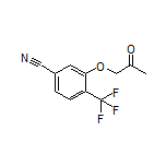 3-(2-Oxopropoxy)-4-(trifluoromethyl)benzonitrile