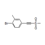1-Bromo-2-methyl-4-[(methylsulfonyl)ethynyl]benzene