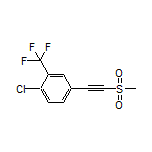 1-Chloro-4-[(methylsulfonyl)ethynyl]-2-(trifluoromethyl)benzene