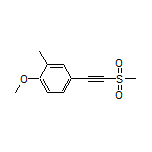 1-Methoxy-2-methyl-4-[(methylsulfonyl)ethynyl]benzene