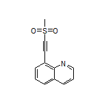 8-[(Methylsulfonyl)ethynyl]quinoline