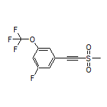 1-Fluoro-3-[(methylsulfonyl)ethynyl]-5-(trifluoromethoxy)benzene