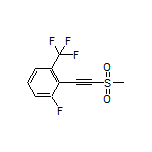 1-Fluoro-2-[(methylsulfonyl)ethynyl]-3-(trifluoromethyl)benzene