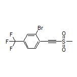 2-Bromo-1-[(methylsulfonyl)ethynyl]-4-(trifluoromethyl)benzene
