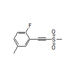 1-Fluoro-4-methyl-2-[(methylsulfonyl)ethynyl]benzene