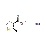(2R,3R)-2-甲基吡咯烷-3-甲酸甲酯盐酸盐