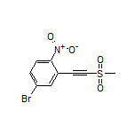 4-Bromo-2-[(methylsulfonyl)ethynyl]-1-nitrobenzene