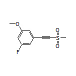 1-Fluoro-3-methoxy-5-[(methylsulfonyl)ethynyl]benzene