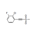 2-Chloro-1-fluoro-3-[(methylsulfonyl)ethynyl]benzene