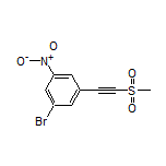 1-Bromo-3-[(methylsulfonyl)ethynyl]-5-nitrobenzene