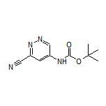 5-(Boc-amino)pyridazine-3-carbonitrile