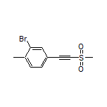 2-Bromo-1-methyl-4-[(methylsulfonyl)ethynyl]benzene