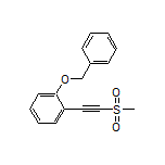 1-(Benzyloxy)-2-[(methylsulfonyl)ethynyl]benzene
