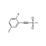 1-Fluoro-4-iodo-2-[(methylsulfonyl)ethynyl]benzene