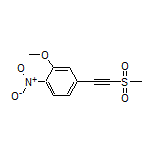 2-Methoxy-4-[(methylsulfonyl)ethynyl]-1-nitrobenzene