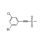 1-Bromo-3-chloro-5-[(methylsulfonyl)ethynyl]benzene