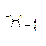 2-Chloro-1-methoxy-3-[(methylsulfonyl)ethynyl]benzene