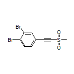 1,2-Dibromo-4-[(methylsulfonyl)ethynyl]benzene