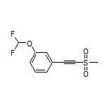 1-(Difluoromethoxy)-3-[(methylsulfonyl)ethynyl]benzene
