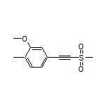 2-Methoxy-1-methyl-4-[(methylsulfonyl)ethynyl]benzene