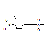 2-Methyl-4-[(methylsulfonyl)ethynyl]-1-nitrobenzene