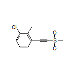 1-Chloro-2-methyl-3-[(methylsulfonyl)ethynyl]benzene