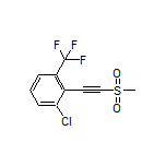 1-Chloro-2-[(methylsulfonyl)ethynyl]-3-(trifluoromethyl)benzene