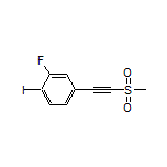 2-Fluoro-1-iodo-4-[(methylsulfonyl)ethynyl]benzene