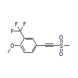 1-Methoxy-4-[(methylsulfonyl)ethynyl]-2-(trifluoromethyl)benzene