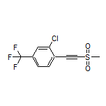 2-Chloro-1-[(methylsulfonyl)ethynyl]-4-(trifluoromethyl)benzene