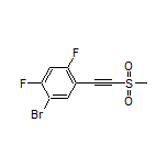 1-Bromo-2,4-difluoro-5-[(methylsulfonyl)ethynyl]benzene