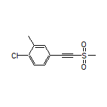1-Chloro-2-methyl-4-[(methylsulfonyl)ethynyl]benzene