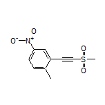 1-Methyl-2-[(methylsulfonyl)ethynyl]-4-nitrobenzene
