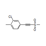 2-Chloro-1-methyl-4-[(methylsulfonyl)ethynyl]benzene