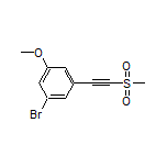 1-Bromo-3-methoxy-5-[(methylsulfonyl)ethynyl]benzene