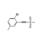 1-Bromo-4-methyl-2-[(methylsulfonyl)ethynyl]benzene