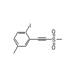 1-Iodo-4-methyl-2-[(methylsulfonyl)ethynyl]benzene