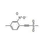 4-Methyl-1-[(methylsulfonyl)ethynyl]-2-nitrobenzene