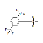 2-[(Methylsulfonyl)ethynyl]-1-nitro-4-(trifluoromethyl)benzene