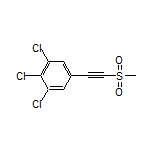 1,2,3-Trichloro-5-[(methylsulfonyl)ethynyl]benzene