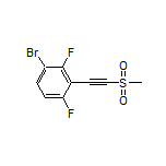 1-Bromo-2,4-difluoro-3-[(methylsulfonyl)ethynyl]benzene