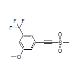 1-Methoxy-3-[(methylsulfonyl)ethynyl]-5-(trifluoromethyl)benzene