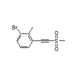 1-Bromo-2-methyl-3-[(methylsulfonyl)ethynyl]benzene