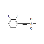 2-Fluoro-1-iodo-3-[(methylsulfonyl)ethynyl]benzene