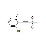 1-Bromo-3-methyl-2-[(methylsulfonyl)ethynyl]benzene