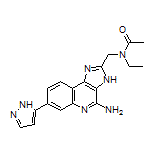 N-[[4-Amino-7-(1H-pyrazol-5-yl)-3H-imidazo[4,5-c]quinolin-2-yl]methyl]-N-ethylacetamide