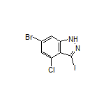 6-Bromo-4-chloro-3-iodo-1H-indazole