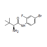 (S)-2-Amino-N-(4-bromo-2-fluorophenyl)-3,3-dimethylbutanamide