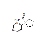 1-(Pyrimidin-4-yl)cyclopentanecarboxylic Acid