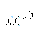 2-(Benzylthio)-3-bromo-5-methylpyridine